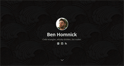 Desktop Screenshot of bhomnick.net